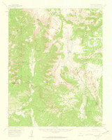 Chama Peak, Colorado 1957 (1959) USGS Old Topo Map Reprint 15x15 CO Quad 402245