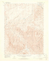 Citadel Plateau, Colorado 1958 (1964) USGS Old Topo Map Reprint 15x15 CO Quad 402253