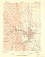 Colorado Springs, Colorado 1951 (1951) USGS Old Topo Map Reprint 15x15 CO Quad 402257