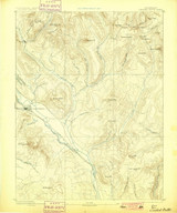Crested Butte, Colorado 1893 (1900) USGS Old Topo Map Reprint 15x15 CO Quad 232673