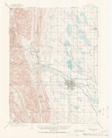Fort Collins, Colorado 1906 (1969) USGS Old Topo Map Reprint 15x15 CO Quad 402904