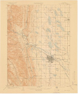 Fort Collins, Colorado 1908 (1908) USGS Old Topo Map Reprint 15x15 CO Quad 402909