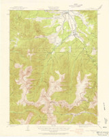 Fraser, Colorado 1924 (1957) USGS Old Topo Map Reprint 15x15 CO Quad 402915