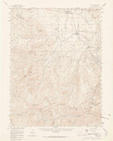 Fraser, Colorado 1957 (1965) USGS Old Topo Map Reprint 15x15 CO Quad 402913