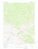 Hot Sulphur Springs, Colorado 1957 (1974) USGS Old Topo Map Reprint 15x15 CO Quad 402834