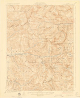 Montezuma, Colorado 1926 (1926) USGS Old Topo Map Reprint 15x15 CO Quad 402703