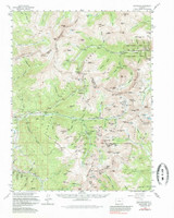 Montezuma, Colorado 1974 (1985) USGS Old Topo Map Reprint 15x15 CO Quad 233802 Montezuma, Colorado 1974 (1985) USGS Old Topo Map Reprint 15x15 CO Quad 233802