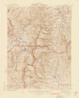 Mount Lincoln, Colorado 1945 (1945) USGS Old Topo Map Reprint 15x15 CO Quad 402744