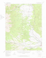 Poncha Springs, Colorado 1956 (1970) USGS Old Topo Map Reprint 15x15 CO Quad 402684