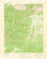 Soda Canyon, Colorado 1912 (1961) USGS Old Topo Map Reprint 15x15 CO Quad 402626