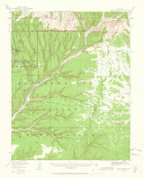 Soda Canyon, Colorado 1912 (1962) USGS Old Topo Map Reprint 15x15 CO Quad 402625