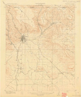 Raton, New Mexico 1914 (1914) USGS Old Topo Map Reprint 15x15 CO Quad 402594