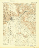 Raton, New Mexico 1914 (1946) USGS Old Topo Map Reprint 15x15 CO Quad 192021
