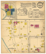Bastrop Texas 1921 - Fire Insurance Index - Old Map Reprint