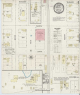 Bryan Texas 1891 - Fire Insurance Index - Old Map Reprint Bryan Texas 1891 - Fire Insurance Index - Old Map Reprint