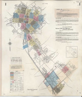 Bryan Texas 1950 - Fire Insurance Index - Old Map Reprint Bryan Texas 1950 - Fire Insurance Index - Old Map Reprint
