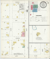 Fairfield Texas 1907 - Fire Insurance Index - Old Map Reprint