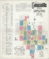 Gainesville Texas 1913 - Fire Insurance Index - Old Map Reprint
