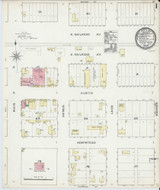 Giddings Texas 1891 - Fire Insurance Index - Old Map Reprint Giddings Texas 1891 - Fire Insurance Index - Old Map Reprint