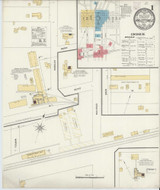 Hallettsville Texas 1906 - Fire Insurance Index - Old Map Reprint