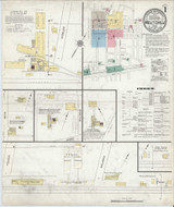 Hallettsville Texas 1912 - Fire Insurance Index - Old Map Reprint