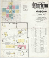Henrietta Texas 1912 - Fire Insurance Index - Old Map Reprint Henrietta Texas 1912 - Fire Insurance Index - Old Map Reprint