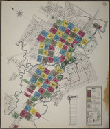 Houston Texas 1907 V2 - Fire Insurance Index - Old Map Reprint