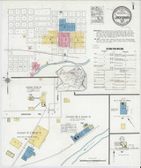 Jacksboro Texas 1921 - Fire Insurance Index - Old Map Reprint