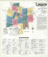 Longview Texas 1923 - Fire Insurance Index - Old Map Reprint Longview Texas 1923 - Fire Insurance Index - Old Map Reprint