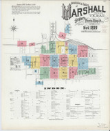 Marshall Texas 1899 - Fire Insurance Index - Old Map Reprint Marshall Texas 1899 - Fire Insurance Index - Old Map Reprint