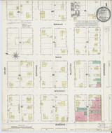 Mexia Texas 1891 - Fire Insurance Index - Old Map Reprint
