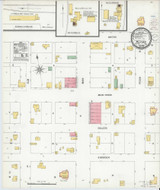 Milford Texas 1900 - Fire Insurance Index - Old Map Reprint Milford Texas 1900 - Fire Insurance Index - Old Map Reprint