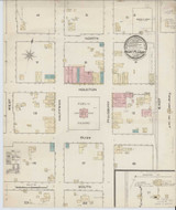 Mount Pleasant Texas 1885 - Fire Insurance Index - Old Map Reprint Mount Pleasant Texas 1885 - Fire Insurance Index - Old Map Reprint
