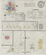 Olney Texas 1921 - Fire Insurance Index - Old Map Reprint