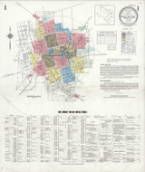 Palestine Texas 1935 - Fire Insurance Index - Old Map Reprint Palestine Texas 1935 - Fire Insurance Index - Old Map Reprint