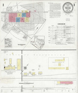 Pecos Texas 1927 - Fire Insurance Index - Old Map Reprint