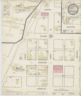 Queen City Texas 1885 - Fire Insurance Index - Old Map Reprint Queen City Texas 1885 - Fire Insurance Index - Old Map Reprint