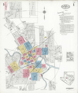 San Angelo Texas 1927 - Fire Insurance Index - Old Map Reprint San Angelo Texas 1927 - Fire Insurance Index - Old Map Reprint
