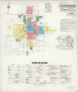 Sulphur Springs Texas 1915 - Fire Insurance Index - Old Map Reprint Sulphur Springs Texas 1915 - Fire Insurance Index - Old Map Reprint