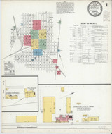 Temple Texas 1900 - Fire Insurance Index - Old Map Reprint