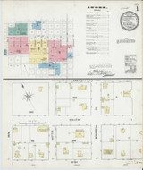 Terrell Texas 1892 - Fire Insurance Index - Old Map Reprint Terrell Texas 1892 - Fire Insurance Index - Old Map Reprint