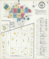 Terrell Texas 1909 - Fire Insurance Index - Old Map Reprint Terrell Texas 1909 - Fire Insurance Index - Old Map Reprint