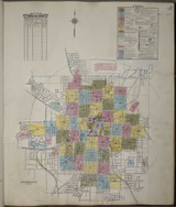 Tyler Texas 1950 - Fire Insurance Index - Old Map Reprint