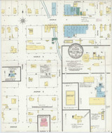 Valley Mills Texas 1909 - Fire Insurance Index - Old Map Reprint
