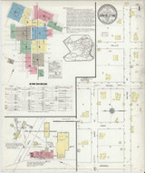 Van Alstyne Texas 1914 - Fire Insurance Index - Old Map Reprint
