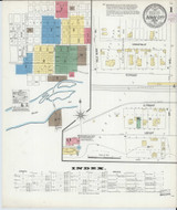 Dodge City, Kansas Fire Insurance 1905 Sheet 1 - Old Town Map Reprint Wild West Dodge City, Kansas Fire Insurance 1905 Sheet 1 - Old Town Map Reprint Wild West