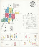Santa Fe, New Mexico Fire Insurance 1908 Sheet 1 - Old Town Map Reprint Wild West