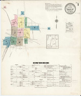 Santa Fe, New Mexico Fire Insurance 1913 Sheet 1 - Old Town Map Reprint Wild West