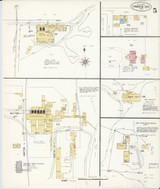 Virginia City, Nevada Fire Insurance 1907 Sheet 5 - Old Town Map Reprint Wild West