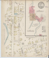 Deadwood, South Dakota Fire Insurance 1885 Sheet 1 - Old Town Map Reprint Wild West